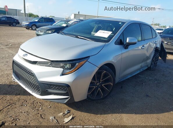 JTDS4MCE7MJ070283 2021 TOYOTA LL Silver Przód lewy