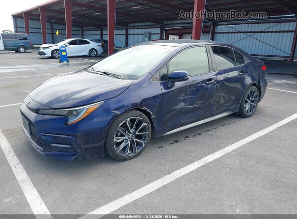 JTDS4RCE2LJ043889 2020 TOYOTA LL Синий Передняя левая четверть