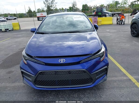 JTDS4RCE3LJ025224 2020 TOYOTA LL Blue ხელსაწყოთა პანელის ხედი