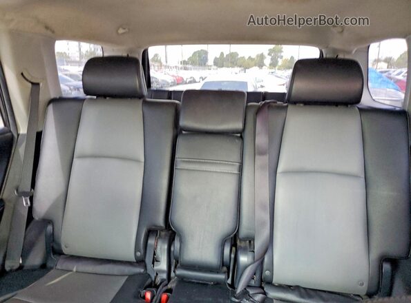 JTEBU5JR4G5313357 2016 TOYOTA 4RUNNER Gray უკანა სავარძლების ხედი