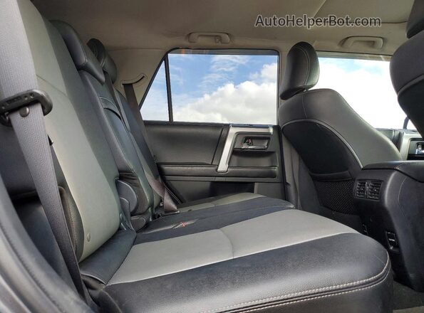 JTEBU5JR4G5313357 2016 TOYOTA 4RUNNER Gray უკანა სალონის ხედი
