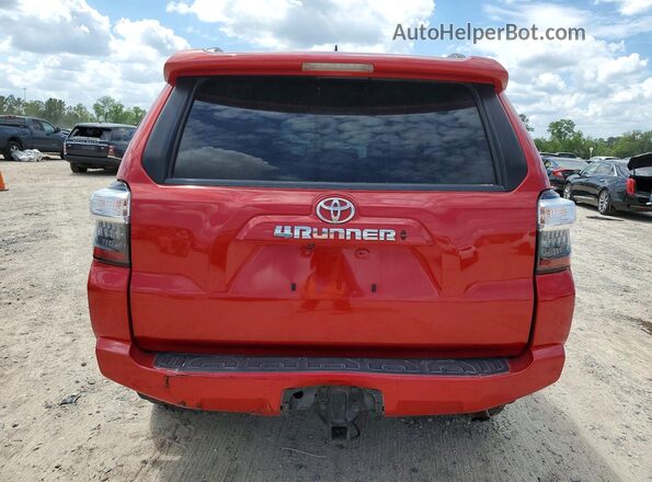 JTENU5JR5M5867547 2021 TOYOTA 4RUNNER Red Vista trasera