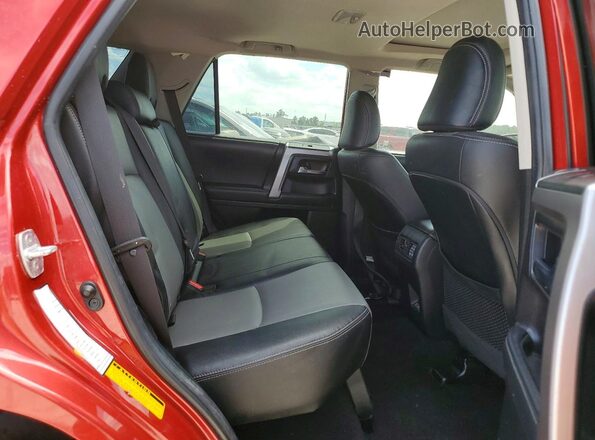 JTENU5JR5M5867547 2021 TOYOTA 4RUNNER Red Vista interior trasera