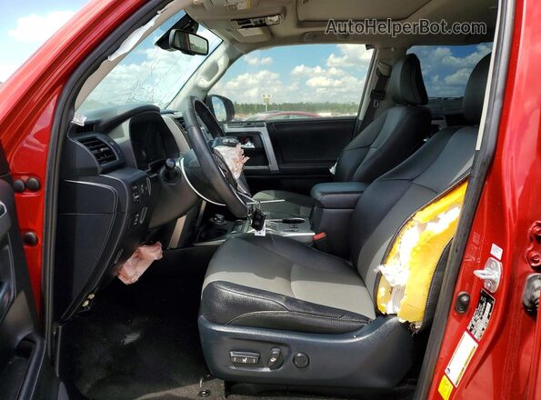 JTENU5JR5M5867547 2021 TOYOTA 4RUNNER Red Vista interior delantera