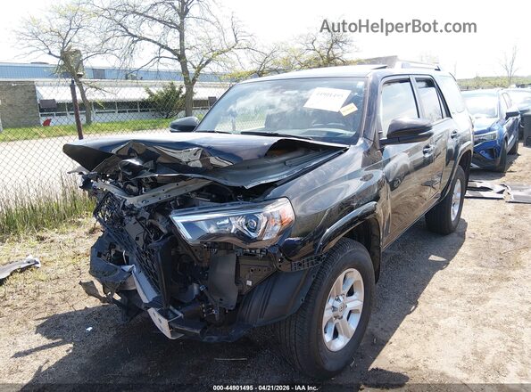 JTENU5JRXR6221129 2024 TOYOTA 4RUNNER Black Առջևի ձախ երեք քառորդ տեսարան