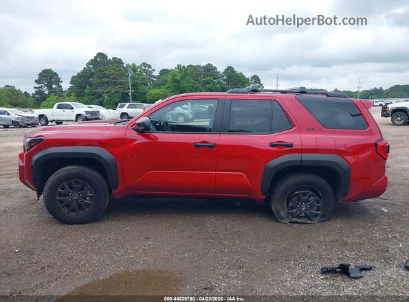 JTEVA5AR9T5009876 2026 TOYOTA 4RUNNER Red 