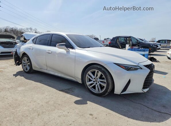 JTHAA1D25M5113906 2021 LEXUS IS White წინა მარჯვენა