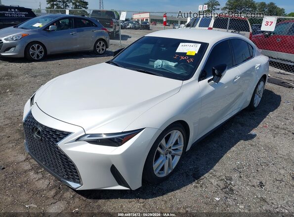 JTHAA1D2XM5116431 2021 LEXUS IS 300 Белый Передняя левая четверть