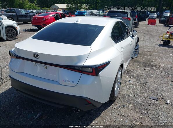 JTHAA1D2XM5116431 2021 LEXUS IS 300 Белый Задняя правая четверть