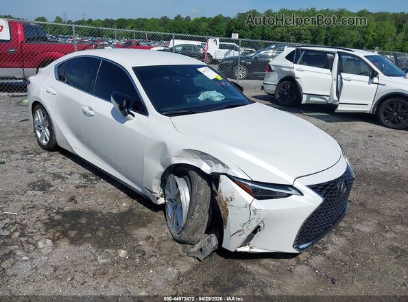 JTHAA1D2XM5116431 2021 LEXUS IS 300 Белый Вид спереди