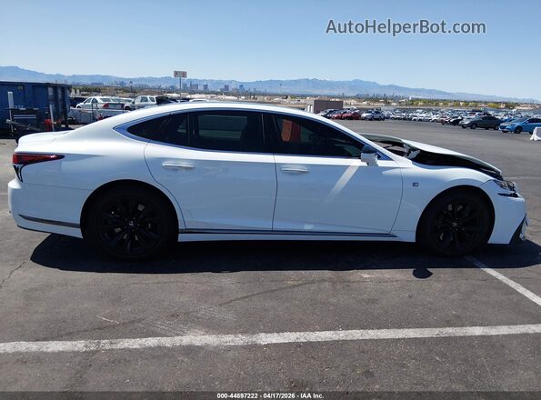 JTHB51FF1J5000331 2018 LEXUS LS 500 White Rear interior view