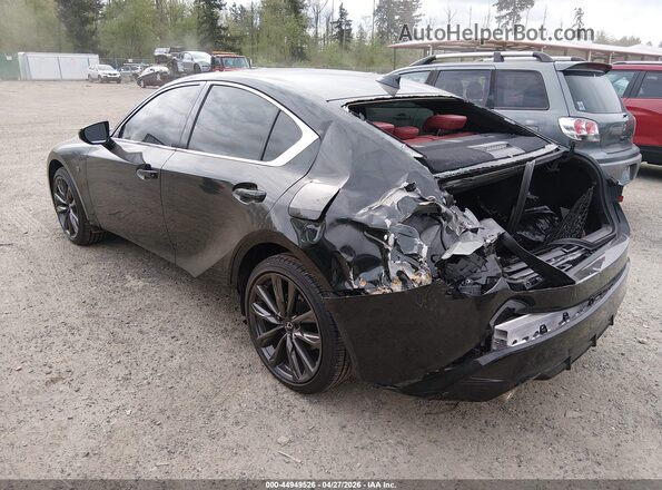 JTHB81F28S5055946 2025 LEXUS IS 300 Black Rear left