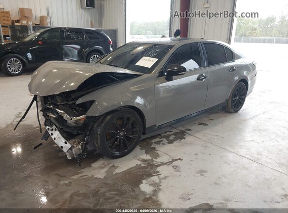 JTHBA1BL3GA000712 2016 LEXUS GS 200T Gray წინა მარცხენა ხედი სამი მეოთხედიდან