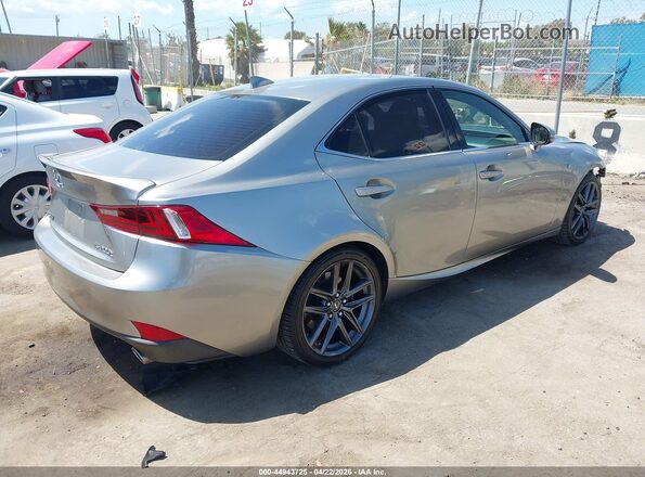 JTHBA1D21G5019448 2016 LEXUS IS 200T Silver Задня права чверть