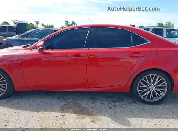 JTHBA1D21G5021880 2016 LEXUS IS 200T Красный Панорамный вид салона 360°