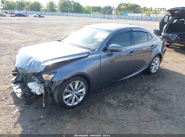 JTHBA1D22G5020916 2016 LEXUS IS 200T Gray Передня ліва чверть