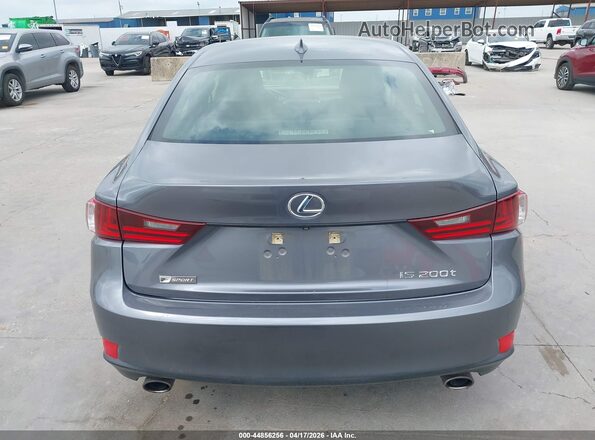 JTHBA1D22G5022262 2016 LEXUS IS 200T Gray 