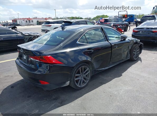 JTHBA1D22J5076264 2018 LEXUS IS 300 Черный Задняя правая четверть