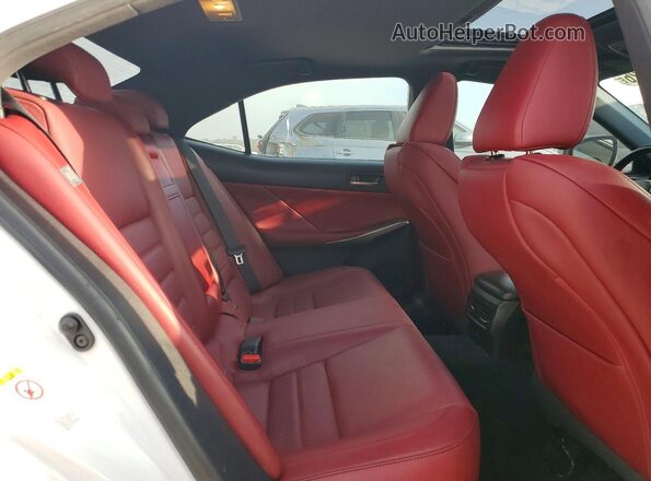 JTHBA1D23H5053442 2017 LEXUS IS White Widok tylnych siedzeń