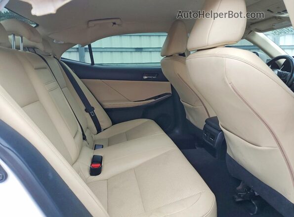 JTHBA1D26G5014665 2016 LEXUS IS Белый Вид задних сидений