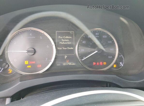 JTHBA1D26J5068071 2018 LEXUS IS Black Instrument cluster view
