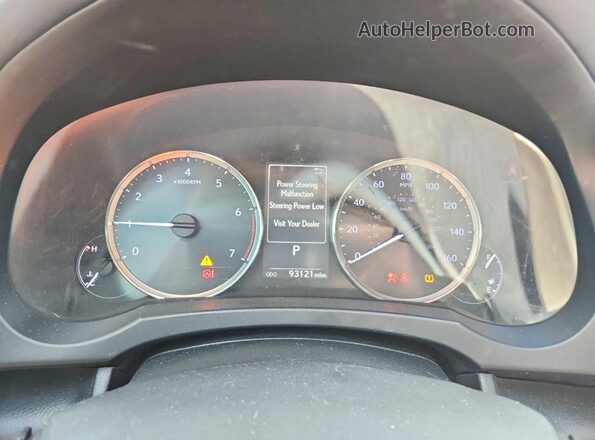 JTHBA1D27H5046820 2017 LEXUS IS Белый Вид щитка приборов