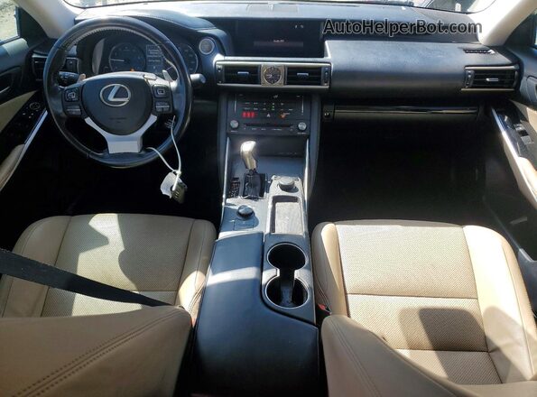 JTHBA1D28H5045112 2017 LEXUS IS Black Widok deski rozdzielczej