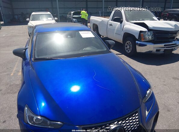 JTHBA1D28J5075345 2018 LEXUS IS 300 Blue წინა ხედი