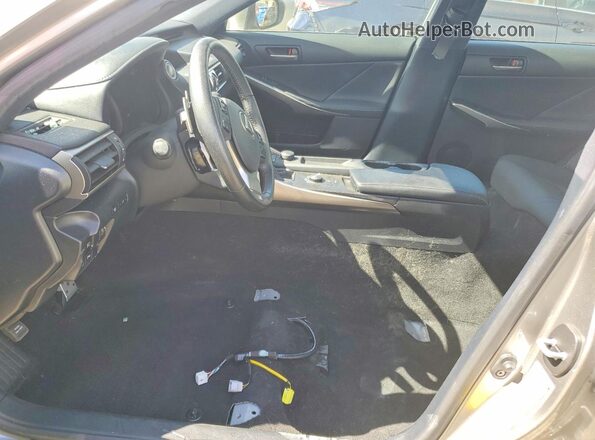 JTHBA1D29K5099591 2019 LEXUS IS Gray Widok wnętrza z przodu