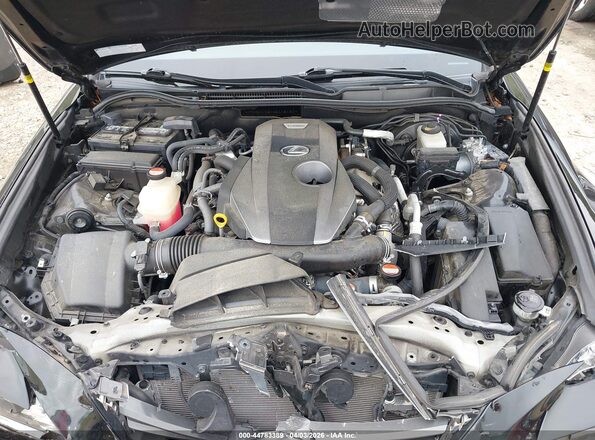 JTHBA1D2XG5015480 2016 LEXUS IS 200T Black Вид ззаду