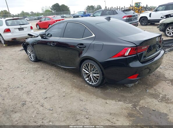 JTHBA1D2XG5015480 2016 LEXUS IS 200T Black Задня ліва чверть