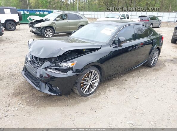 JTHBA1D2XG5015480 2016 LEXUS IS 200T Black Передня ліва чверть