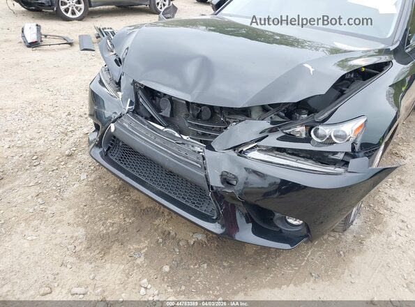 JTHBA1D2XG5015480 2016 LEXUS IS 200T Black Вид спереду