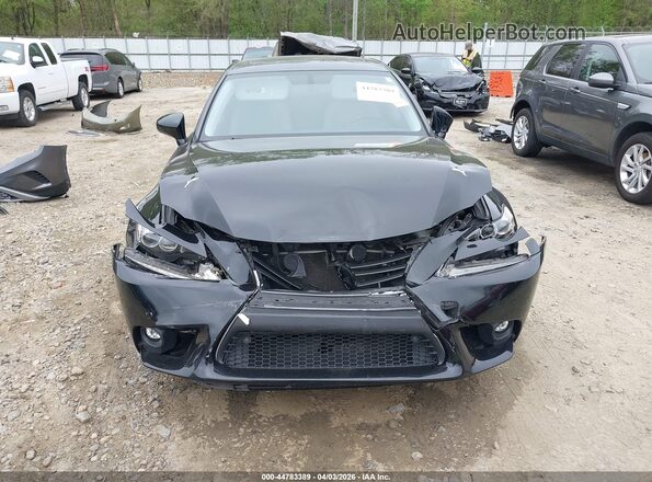 JTHBA1D2XG5015480 2016 LEXUS IS 200T Black Вид задньої частини салону