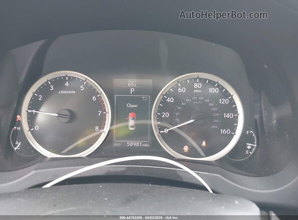 JTHBA1D2XG5015480 2016 LEXUS IS 200T Black Вид задніх сидінь