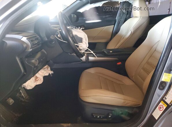 JTHBA1D2XJ5077968 2018 LEXUS IS Gray Front interior view
