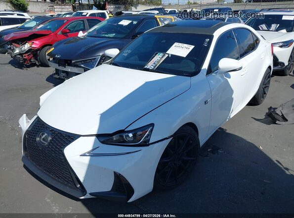 JTHBE1D2XH5029563 2017 LEXUS IS 350 White წინა მარცხენა ხედი სამი მეოთხედიდან