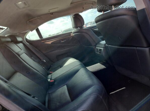 JTHBL5EF1H5144664 2017 LEXUS LS Black Rear seats view