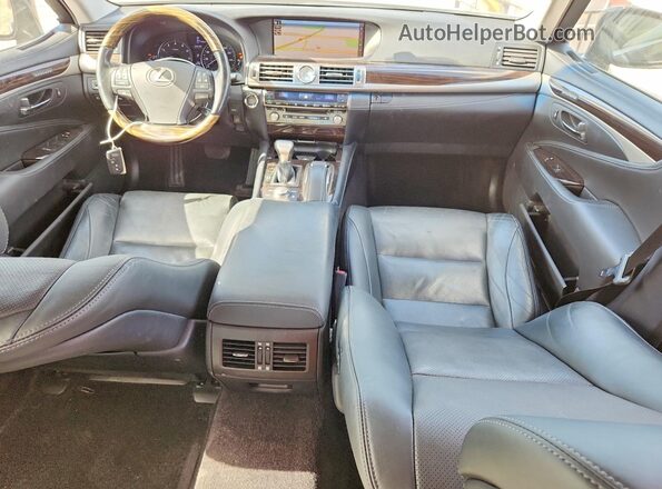 JTHBL5EF1H5144664 2017 LEXUS LS Black Dashboard view