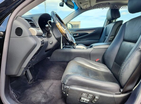 JTHBL5EF1H5144664 2017 LEXUS LS Black Front interior view