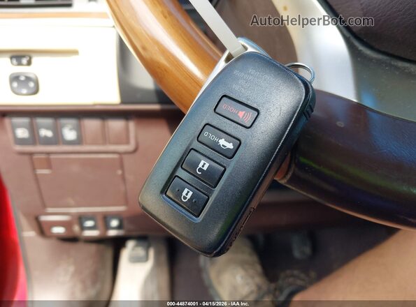 JTHBW1GGXG2107988 2016 LEXUS ES 300H Red Widok deski rozdzielczej