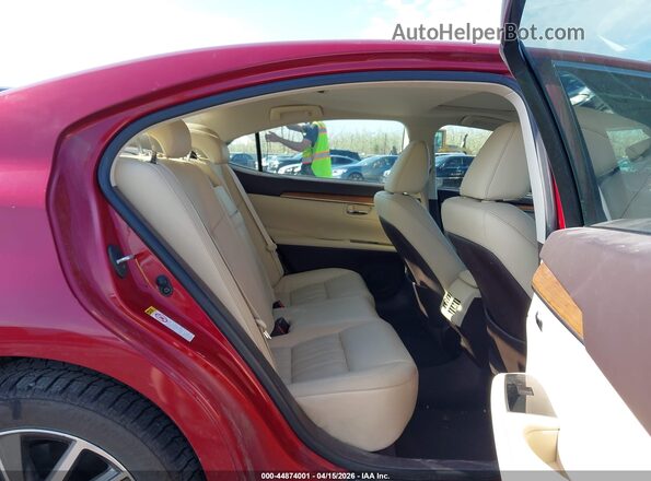 JTHBW1GGXG2107988 2016 LEXUS ES 300H Red Widok naklejki z numerem VIN