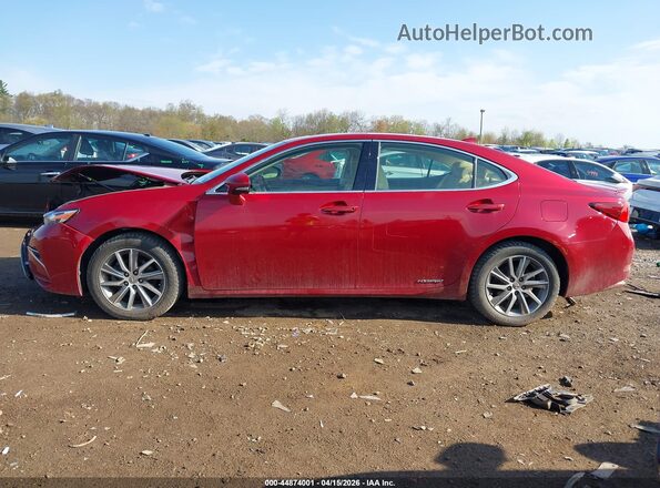 JTHBW1GGXG2107988 2016 LEXUS ES 300H Red Widok wnętrza 360 stopni