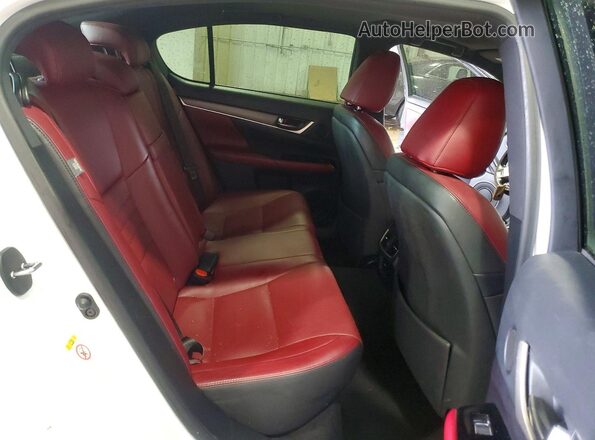 JTHBZ1BL2HA012277 2017 LEXUS GS White Вид задніх сидінь