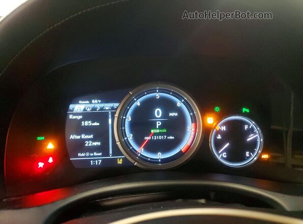 JTHBZ1BL2HA012277 2017 LEXUS GS White Вид щитка приладів