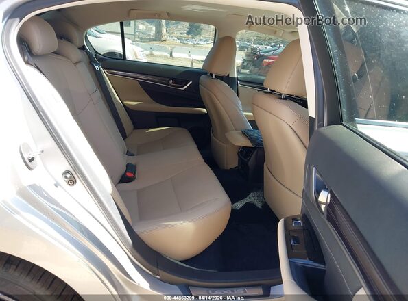 JTHBZ1BL3GA001027 2016 LEXUS GS 350 Silver Vista de la etiqueta del VIN