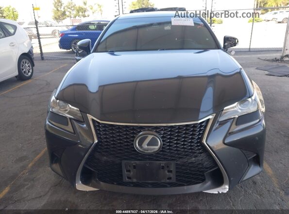 JTHBZ1BL3JA013766 2018 LEXUS GS 350 Black უკანა სალონის ხედი
