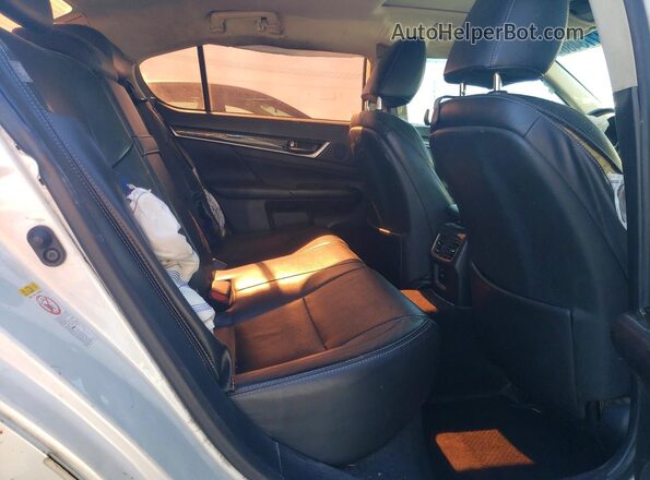 JTHBZ1BL4HA011275 2017 LEXUS GS White Вид задніх сидінь