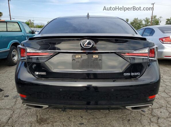 JTHBZ1BL5HA009552 2017 LEXUS GS Black უკანა ხედი