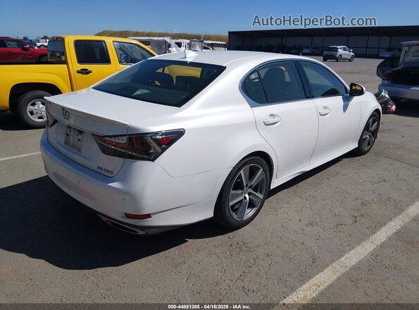 JTHBZ1BL6GA002267 2016 LEXUS GS 350 White Trasero derecho